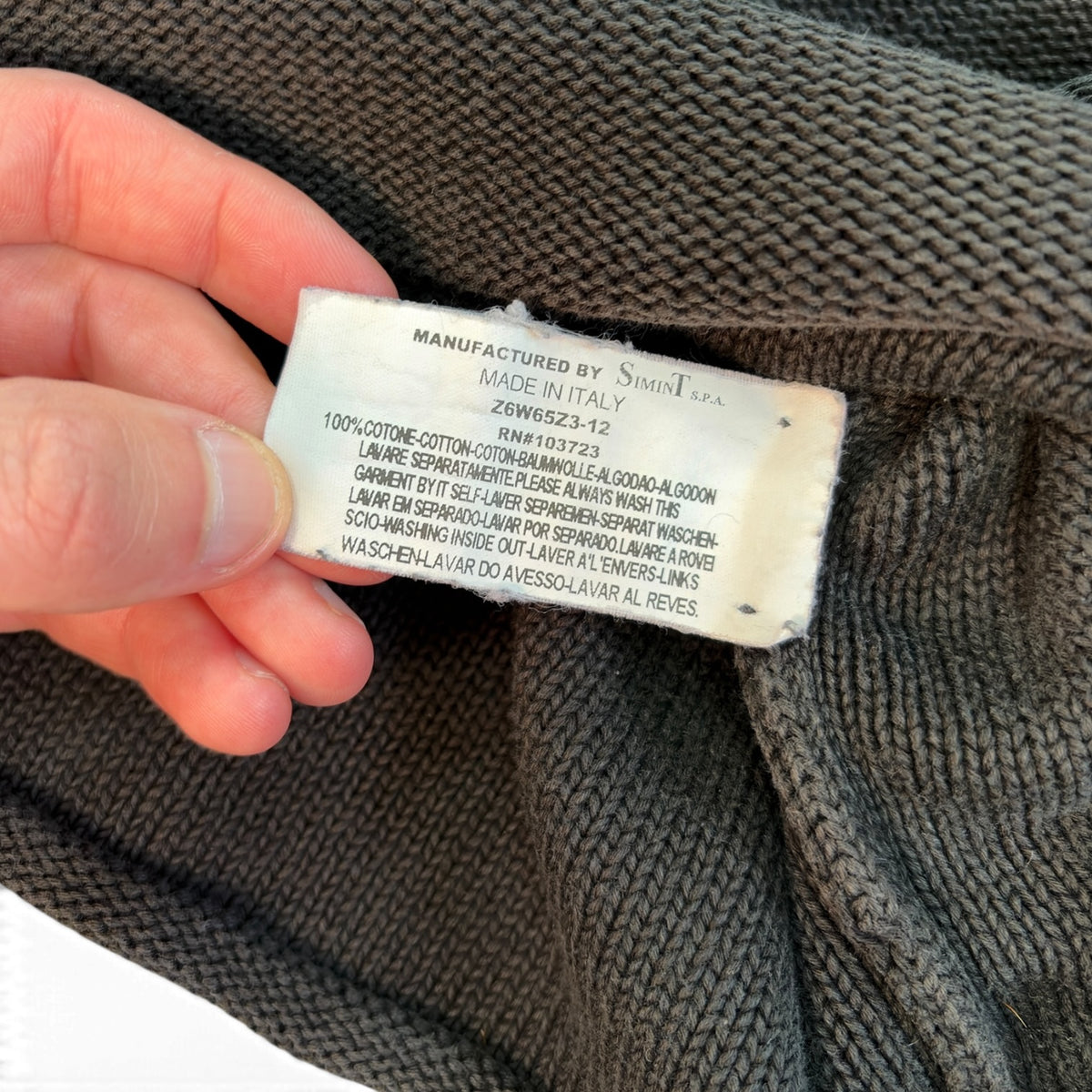 Armani Jeans 00’s Heavyweight Knit Jumper S