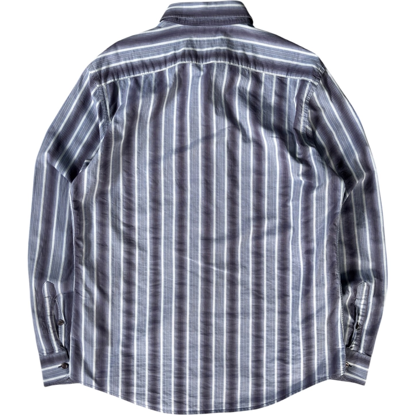 Armani Jeans 00’s Striped Cotton Shirt L