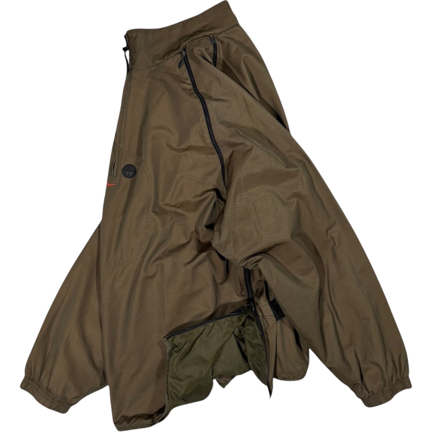 Nike 2003 2in1 Khaki Convertible MP3 Jacket S