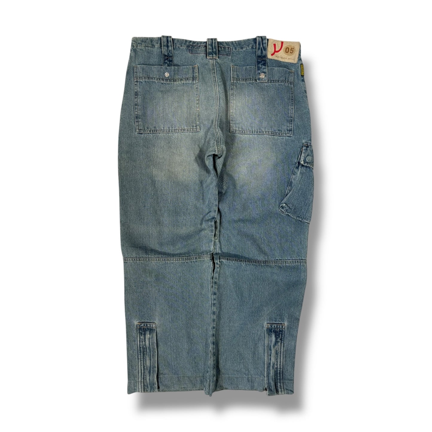 Armani Jeans 00’s Denim Cargo Trousers W36