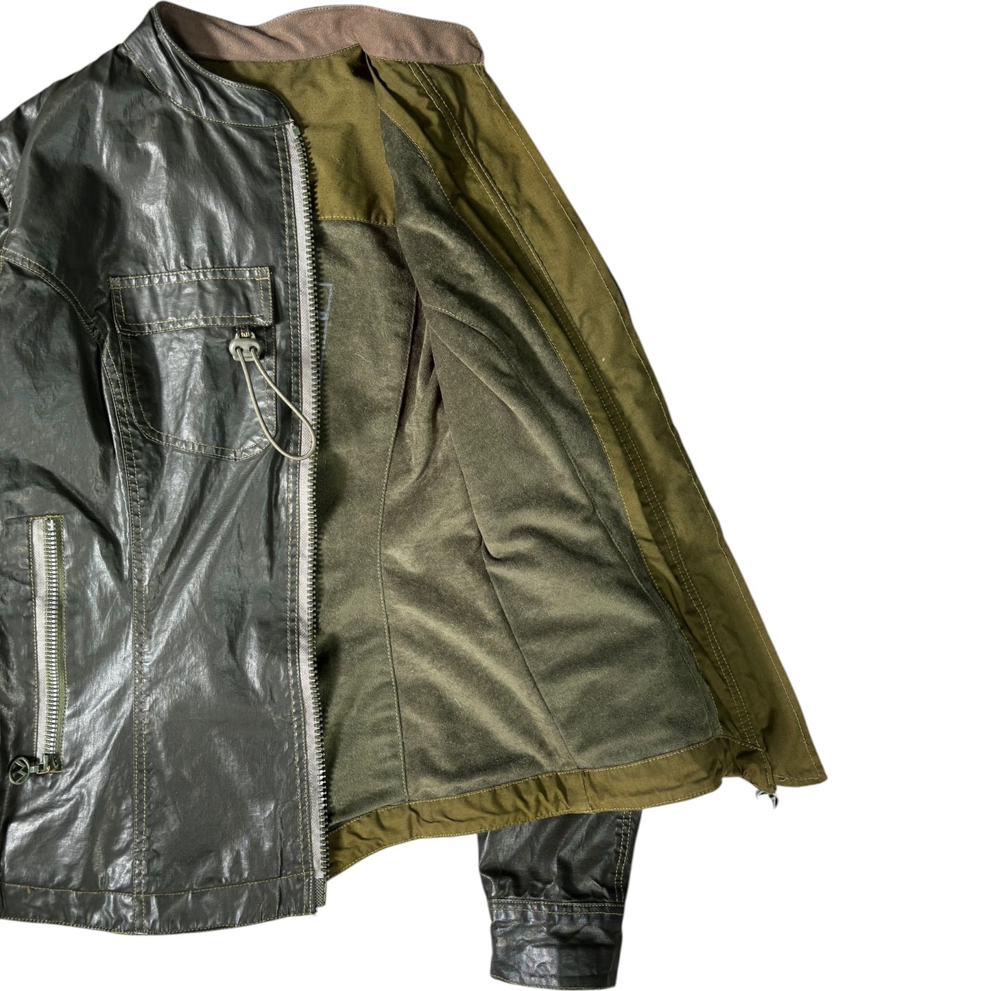 Maharishi 99/00 Water Repellent Women's Asymmetric Zip Jacket UK 12