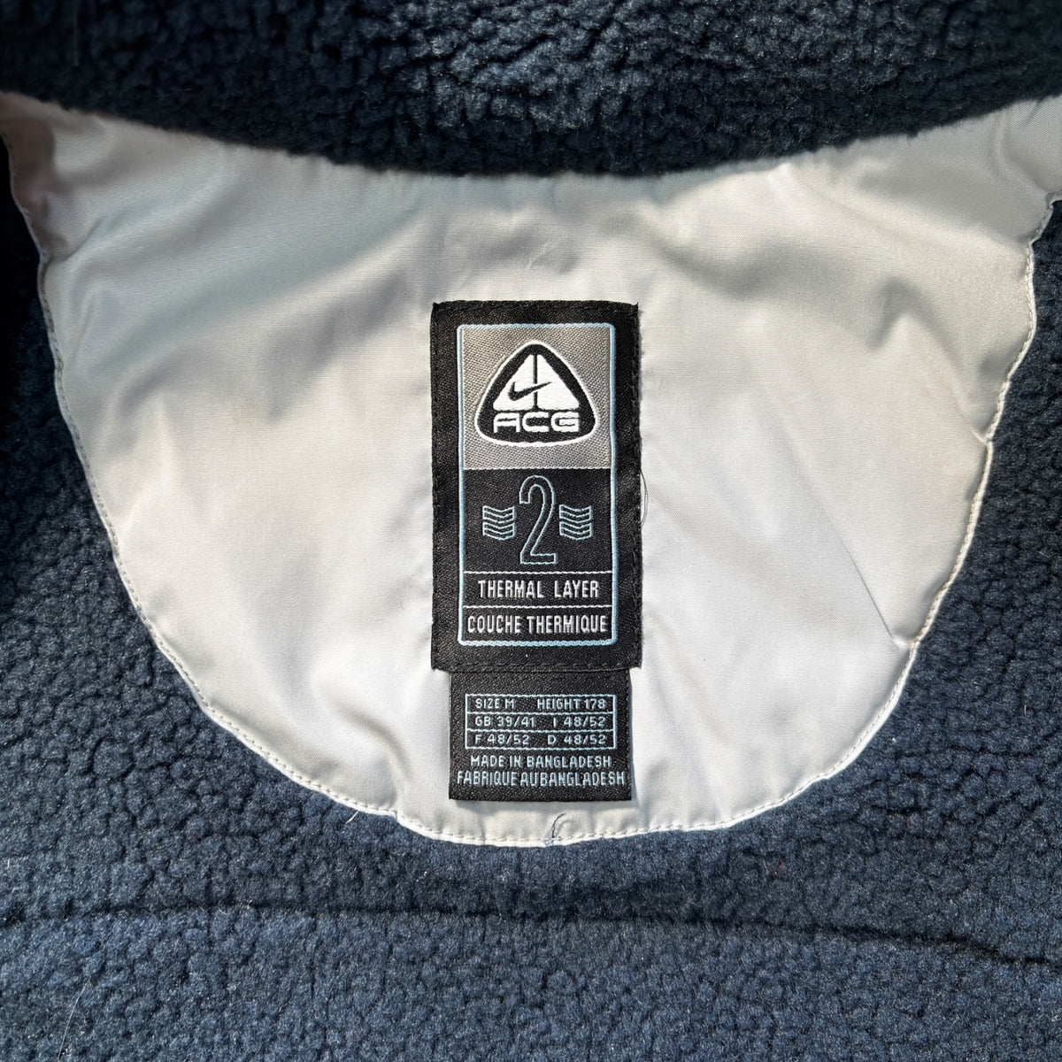 Nike ACG 2001 Fleece Lined Vest Jacket M