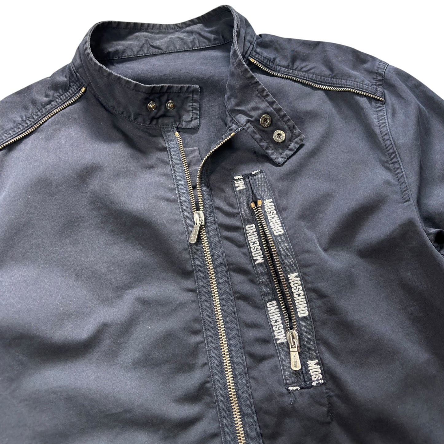 Moschino 00’s Sleeve Zipper Jacket M
