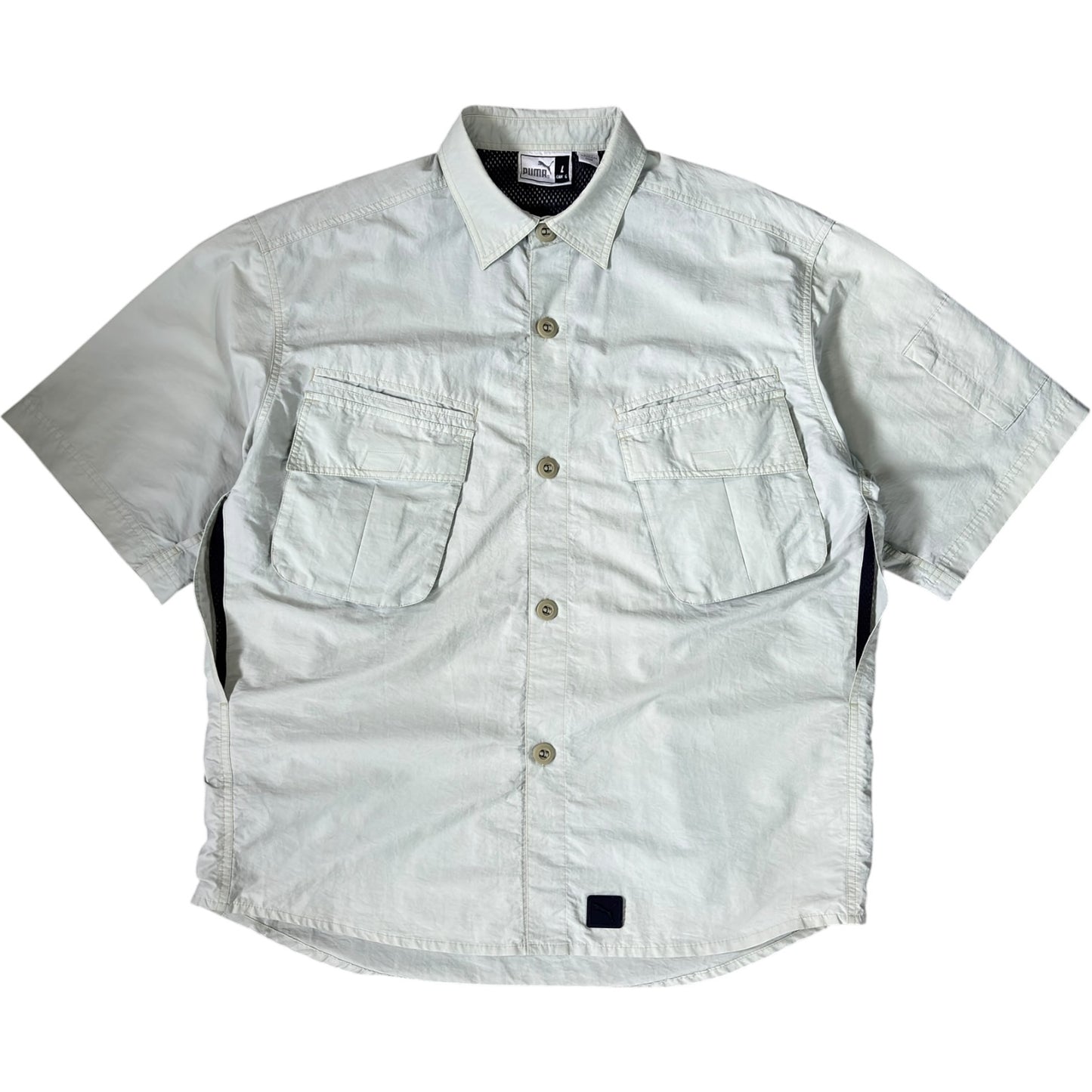 Puma 00’s Dual Pocket Ventilated Short Sleeve Shirt L