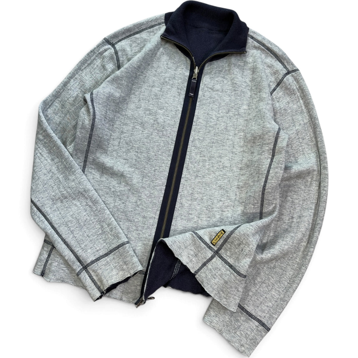 Armani Jeans Reversible Contrast Stitch Jumper M