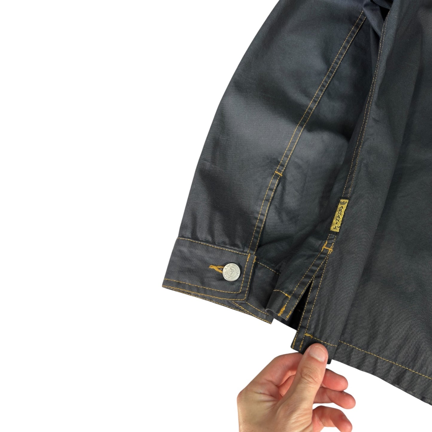 Armani Jeans 00’s Contrast Stitch Cropped Jacket L