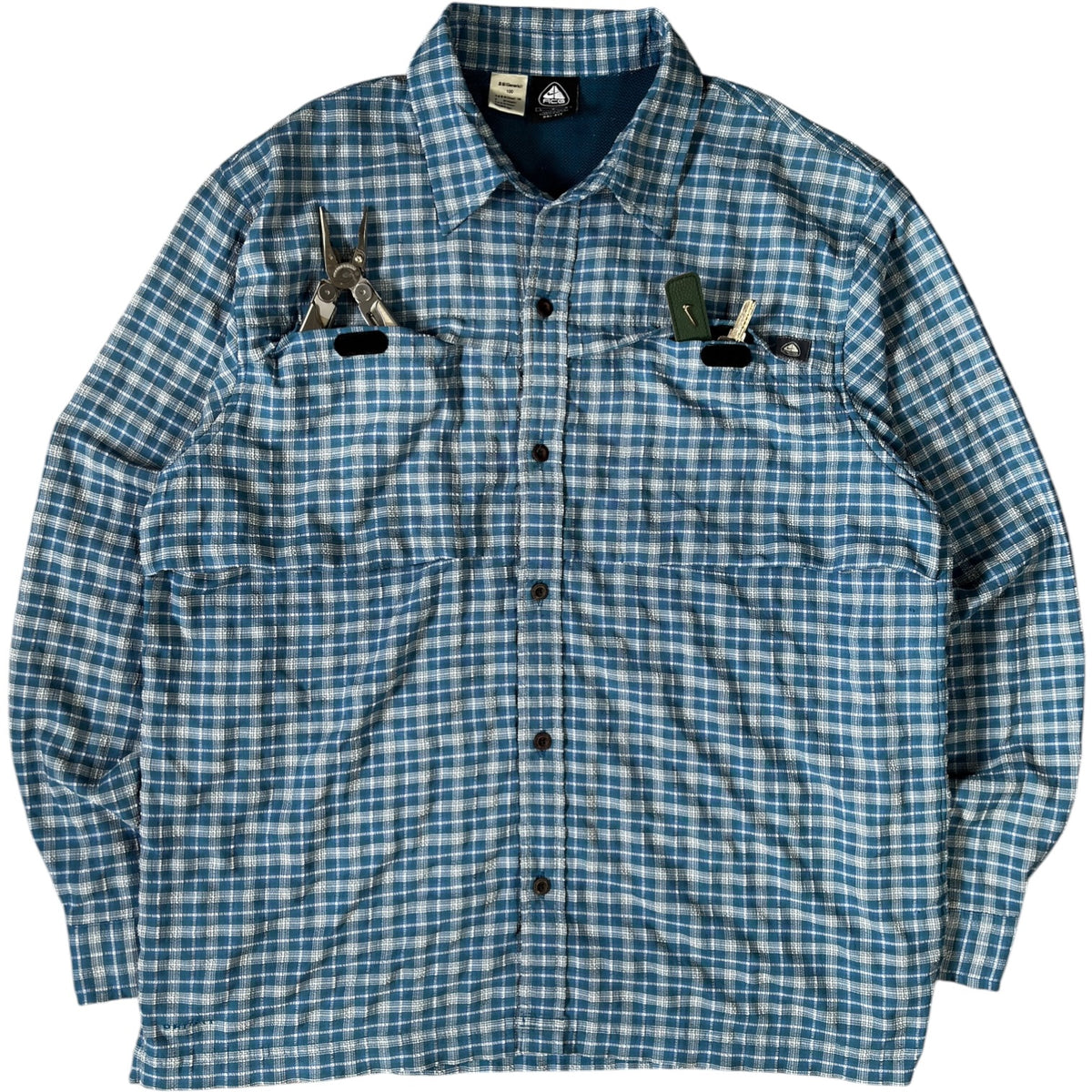 Nike ACG 00's Plaid Ventilated Shirt L