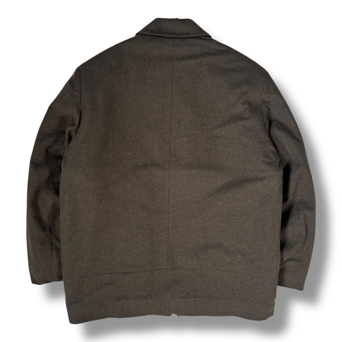 Hugo Boss 00’s Olive Cashmere Wool Jacket Large