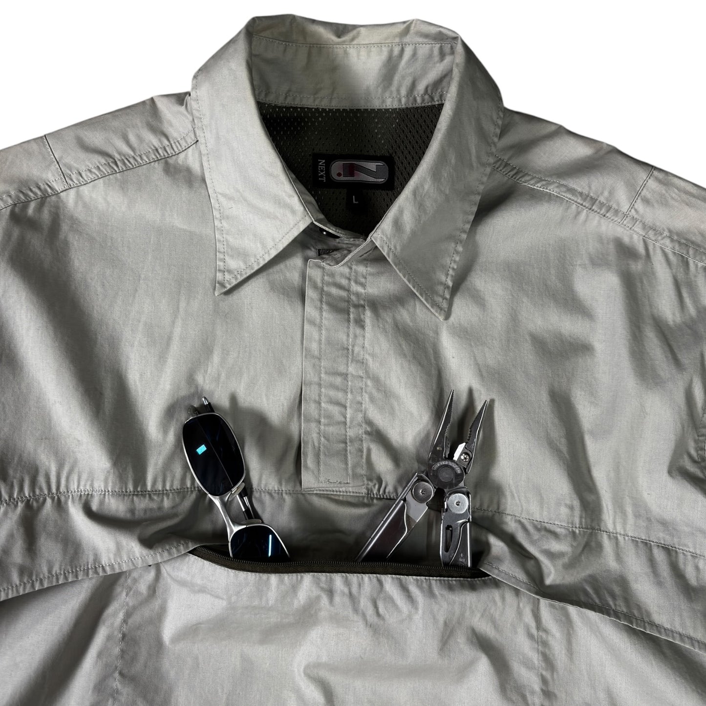Next 00's Short Sleeve Utility Shirt L