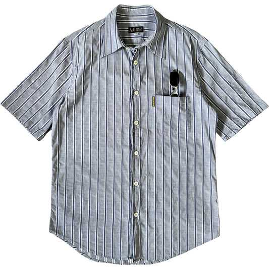 Armani Jeans 00’s Hemp Short Sleeve Shirt M