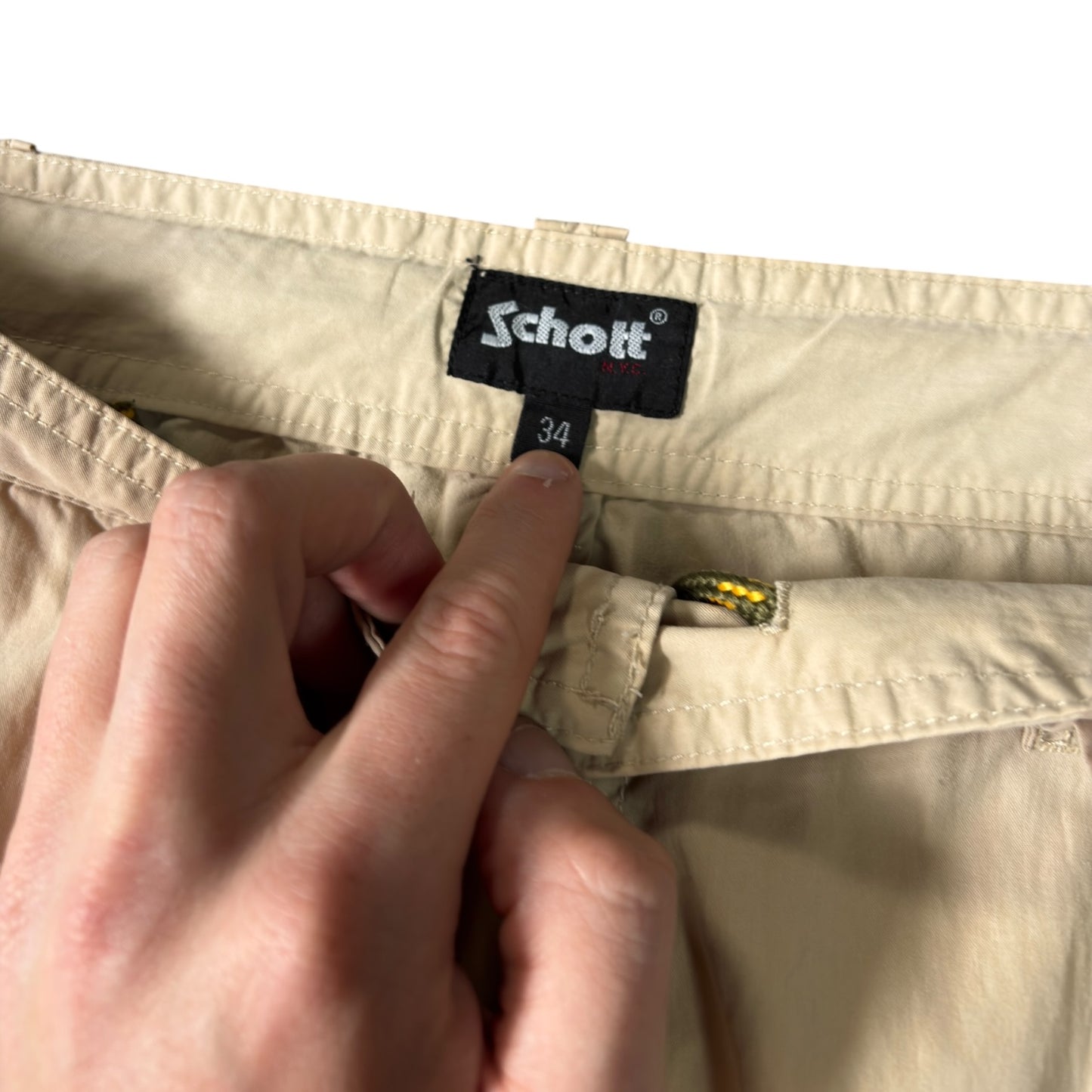 Schott NYC Multipocket Cargo Shorts W34