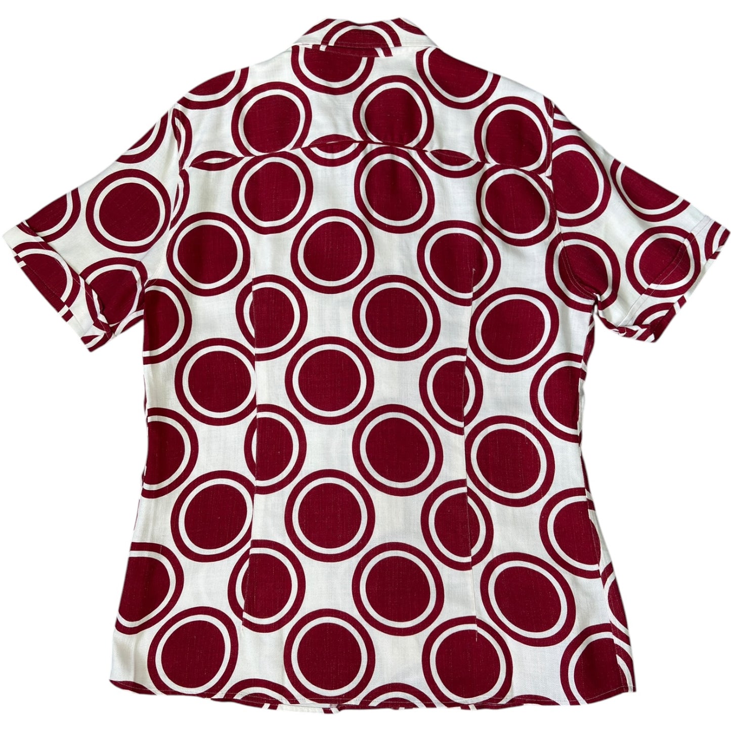 Armani Jeans 00’s Polka Dot Short Sleeve Shirt XL