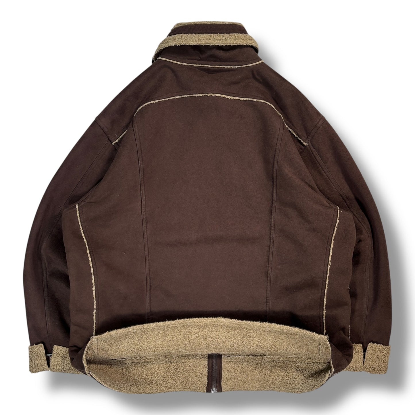 Hugo Boss Orange 00’s Faux Sherling “Dragon” Jacket Extra Large