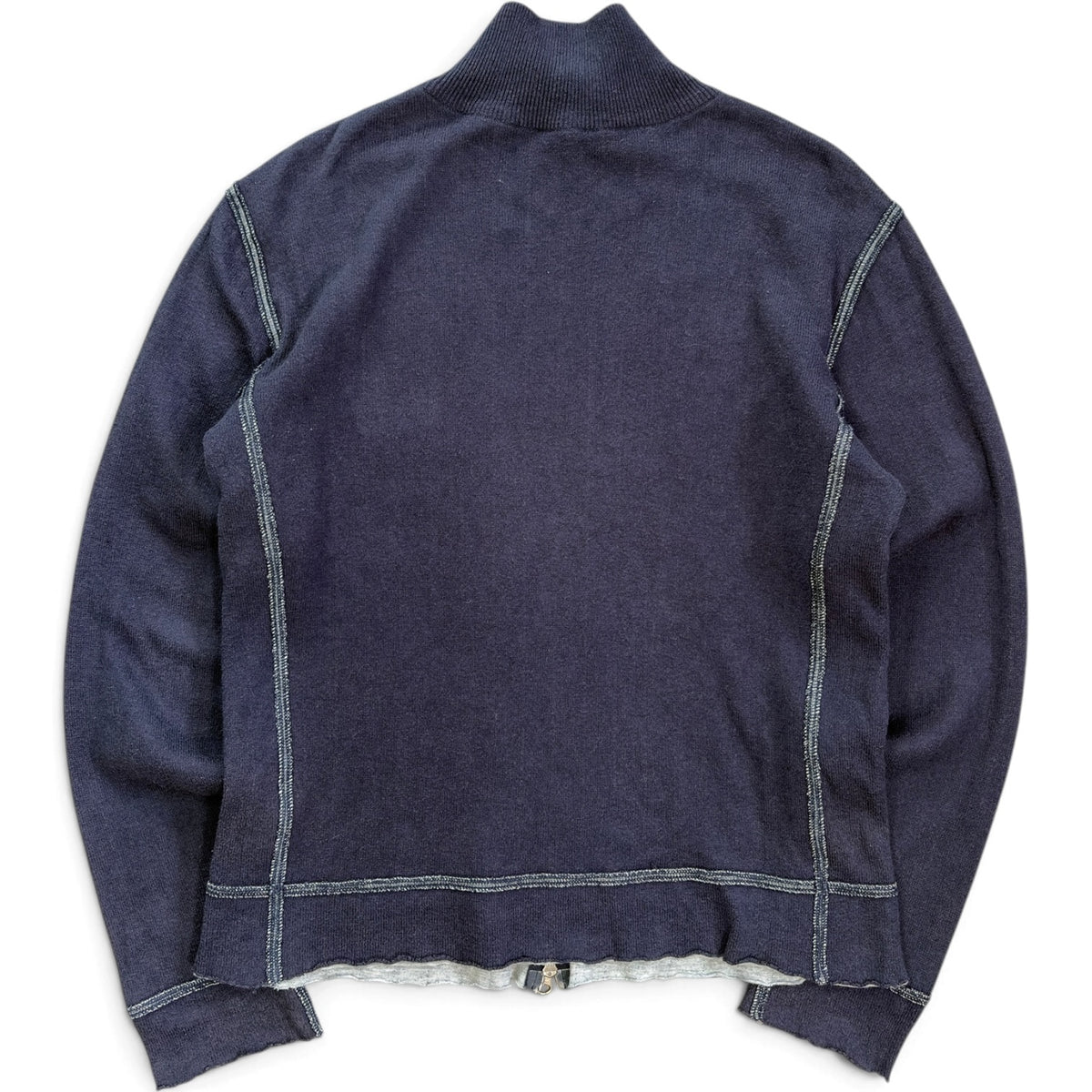 Armani Jeans Reversible Contrast Stitch Jumper M
