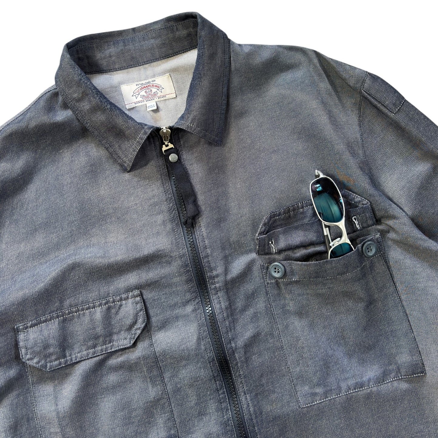 Armani Jeans 90’s Hemp Blend Jacket XL