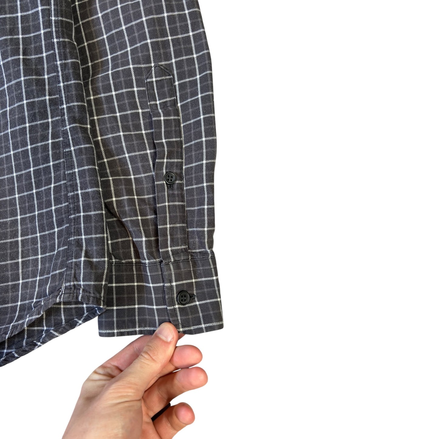 Armani Jeans 00’s Checkered Long Sleeve Shirt L