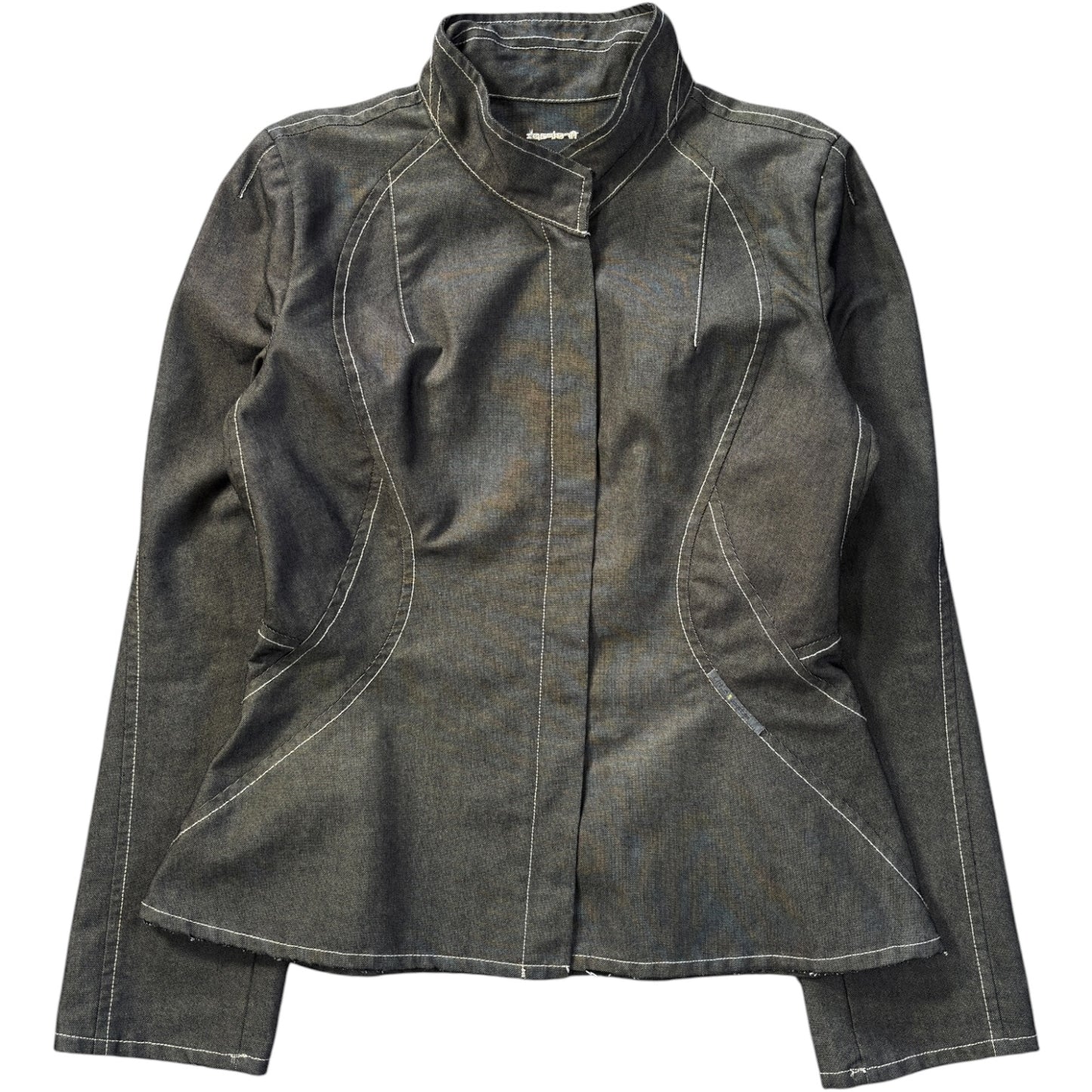 Firetrap 2002 Contrast Stitch Articulated Jacket Size 8/10