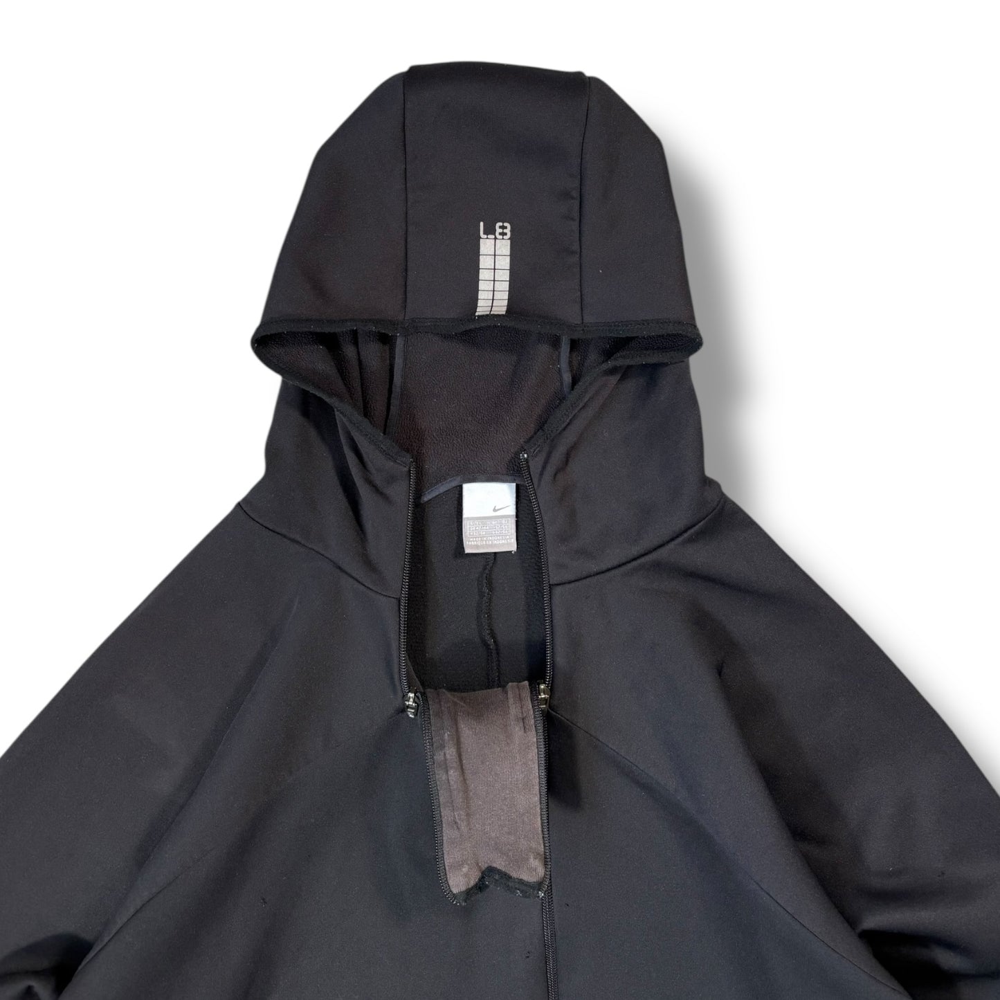 Nike 00’s Air Max Asymmetrical Zipped Centre Swoosh Hoodie Large