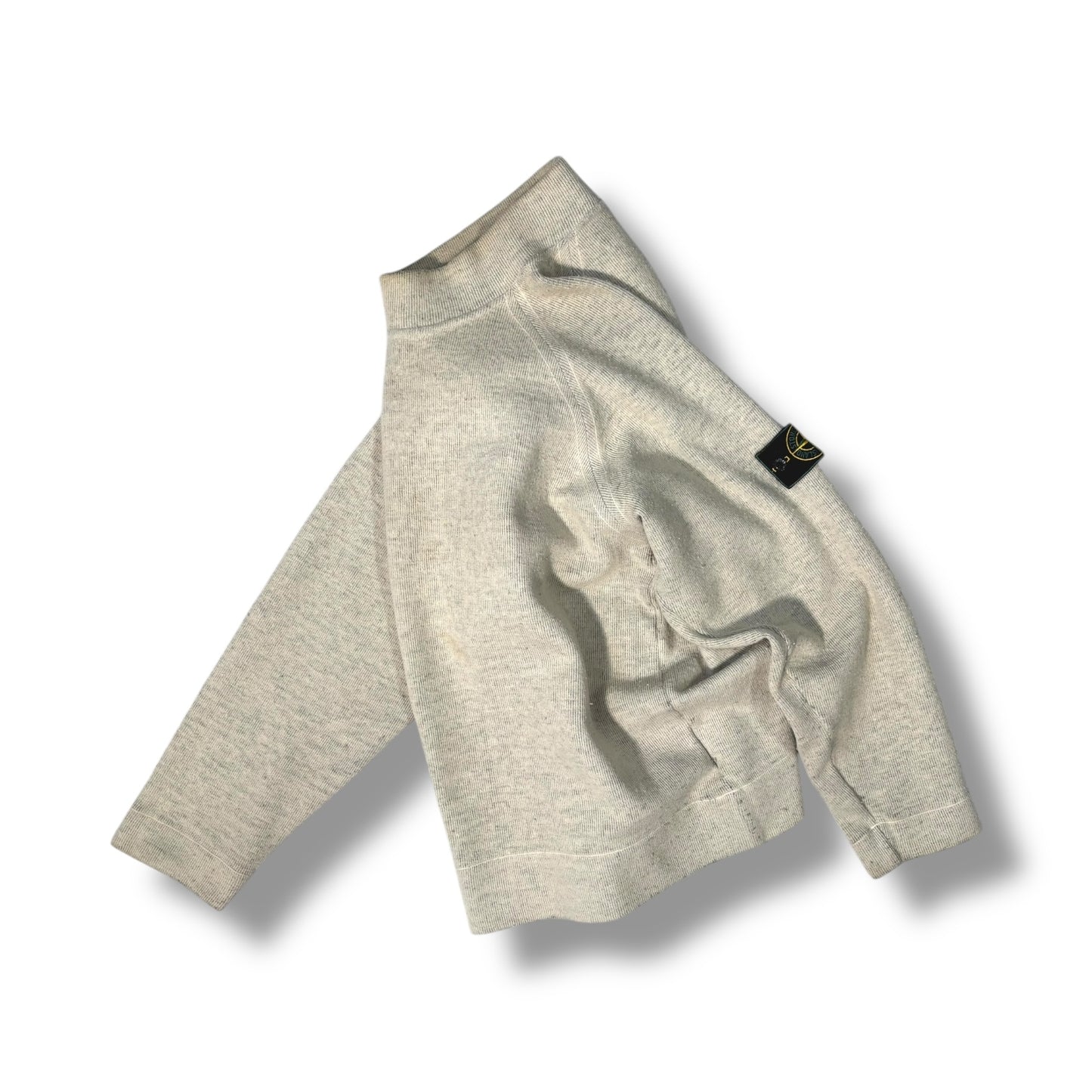 Stone Island A/W 1998 Heavyweight Mock Neck Knitted jumper Large