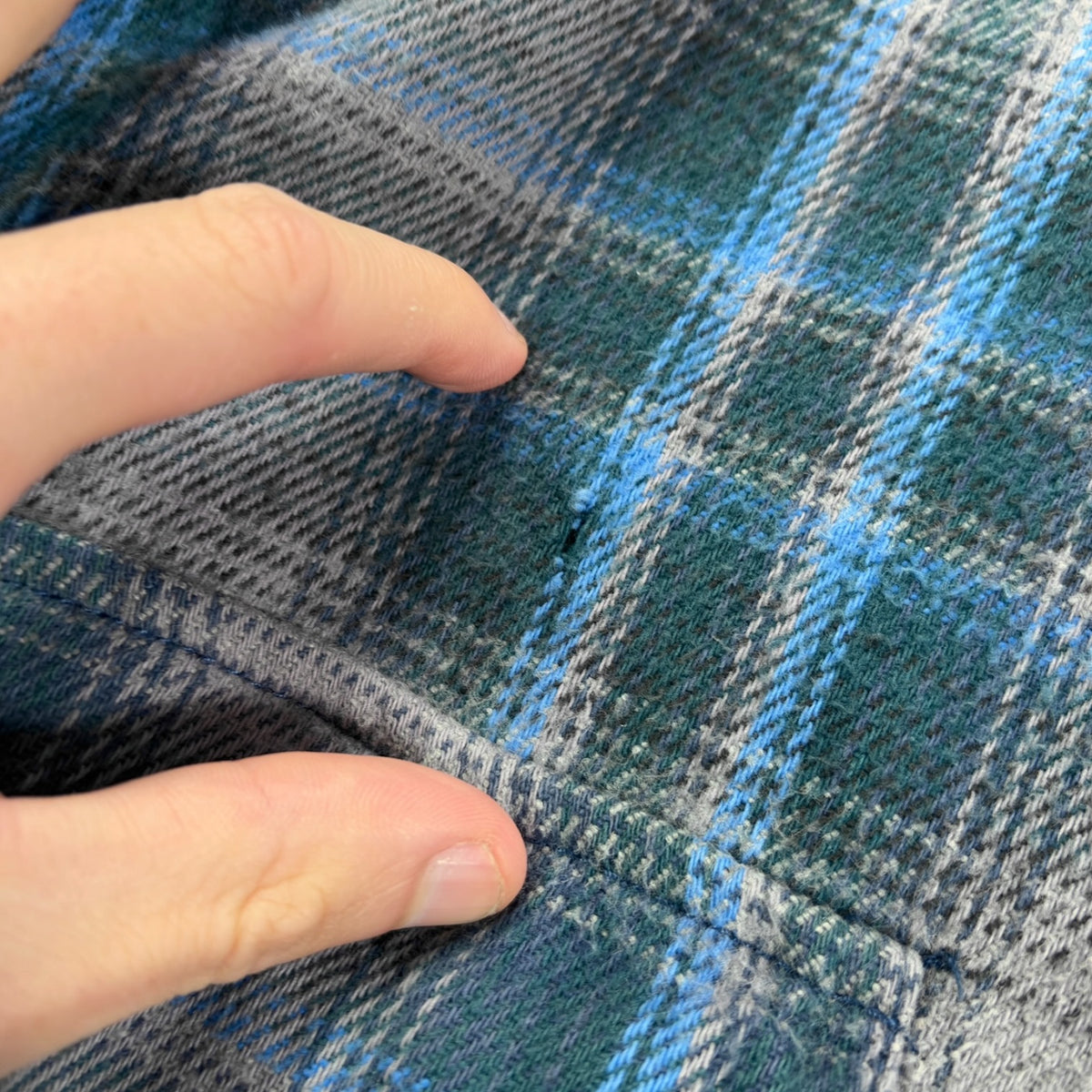 No Fear 90’s Plaid Over Shirt Zipped Jacket XL