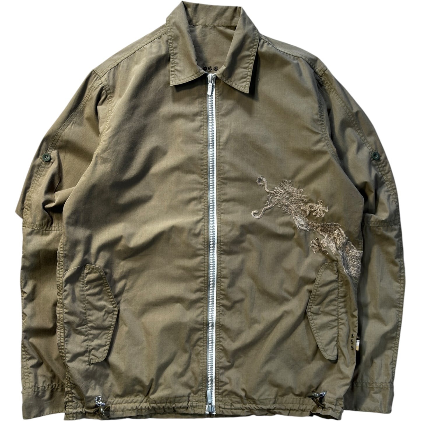 Maharishi 00’s Embroidered Dragon Utility Jacket L