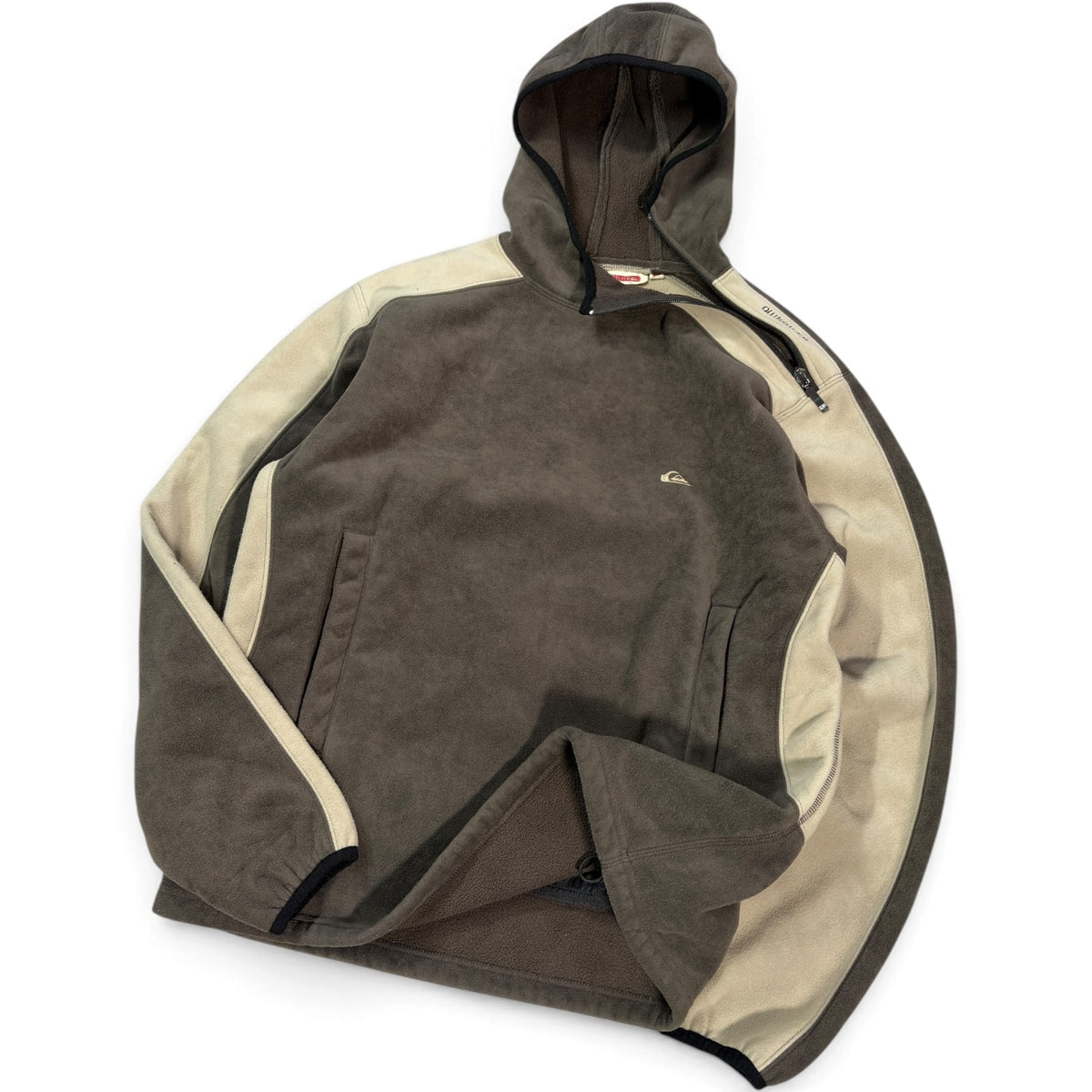 Quiksilver 00’s Hooded Shoulder Zip Fleece M