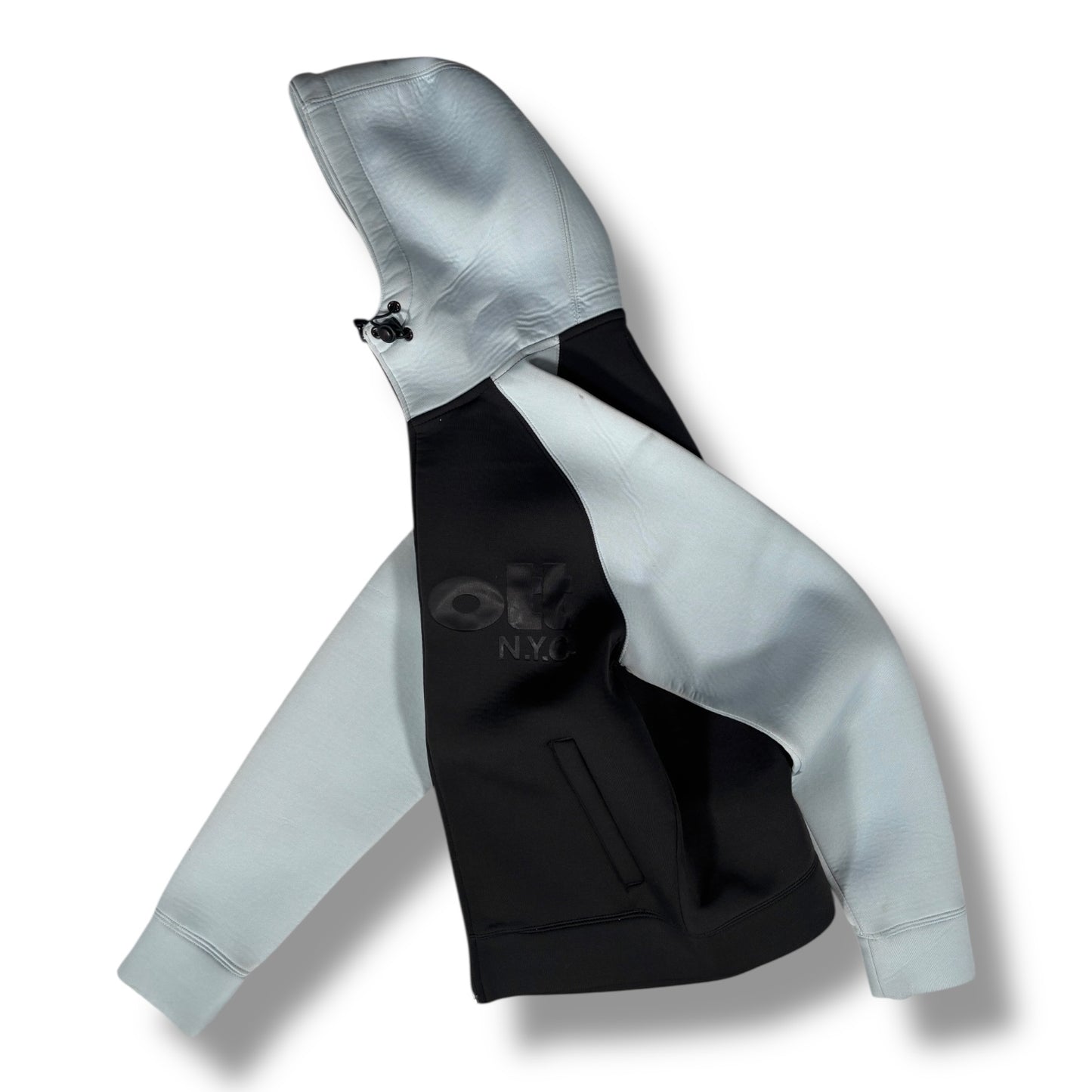 Schott 00’s Neoprene Full Zip Hoodie Small