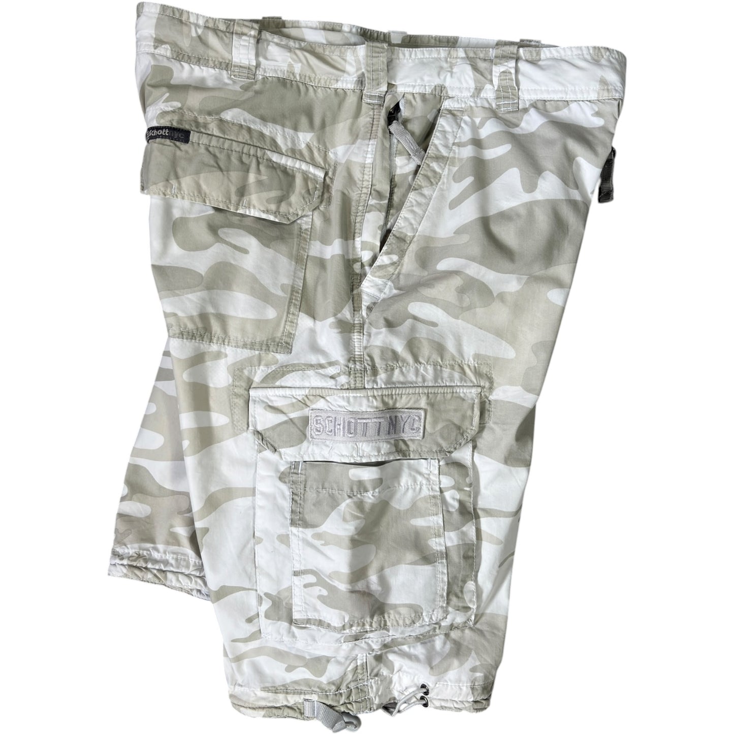 Schott NYC 00’s Camo Cargo Shorts W32