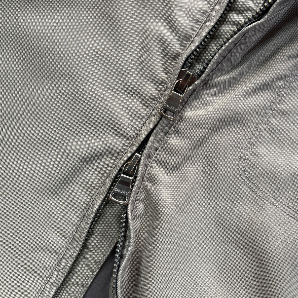 DKNY 00’s Panelled Biker Jacket XL