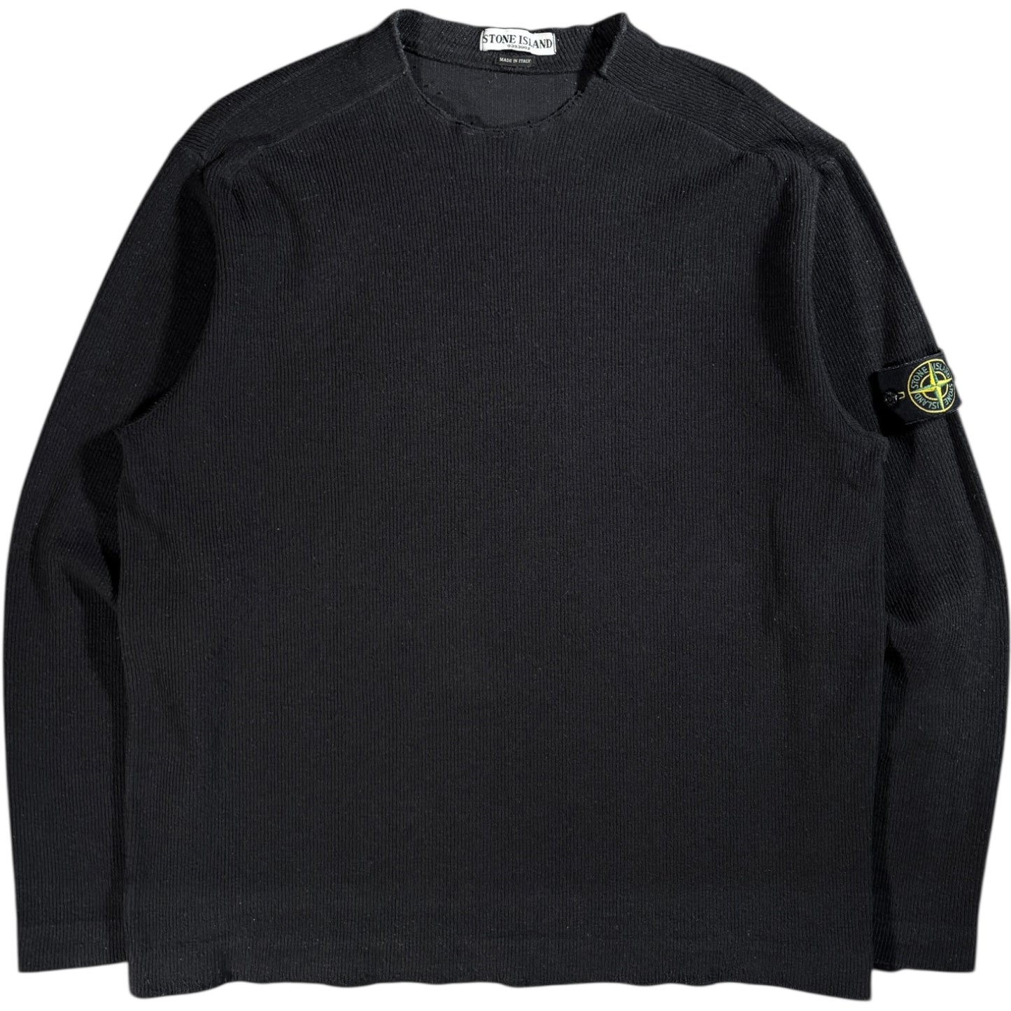 Stone Island 2005 Ribbed Knit Jumper XL