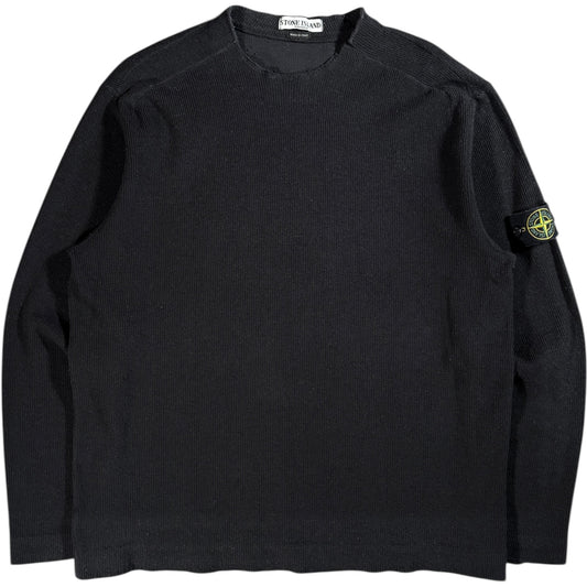 Stone Island 2005 Ribbed Knit Jumper XL