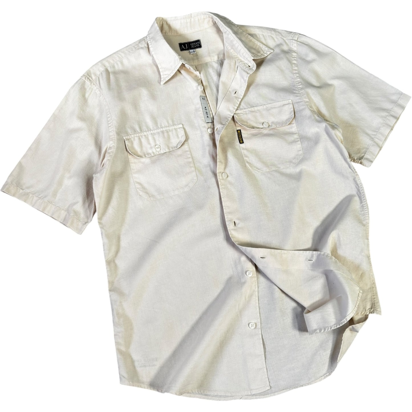 Armani Jeans 00’s Dual Pocket Linen Shirt L