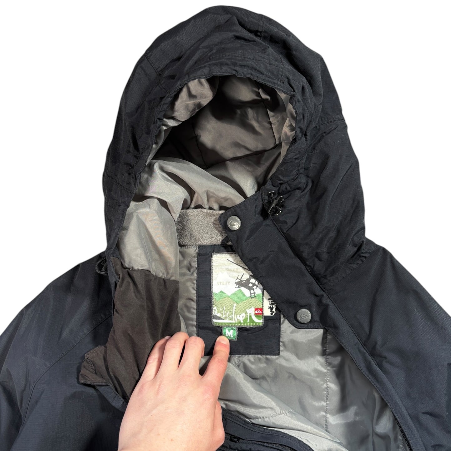 Quiksilver 00’s 'Compass' Asymmetric Zip Jacket M