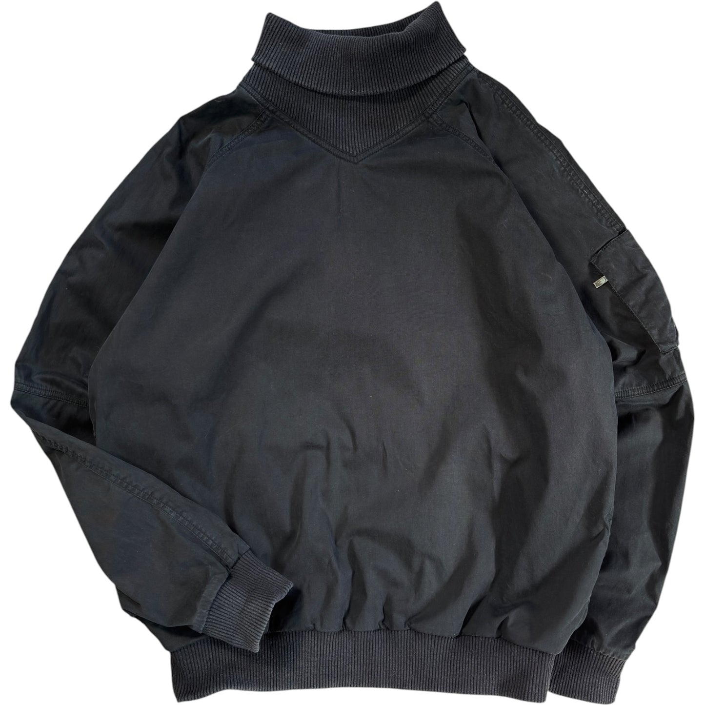 Maharishi 2002 Ribbed Neck Drill Top S