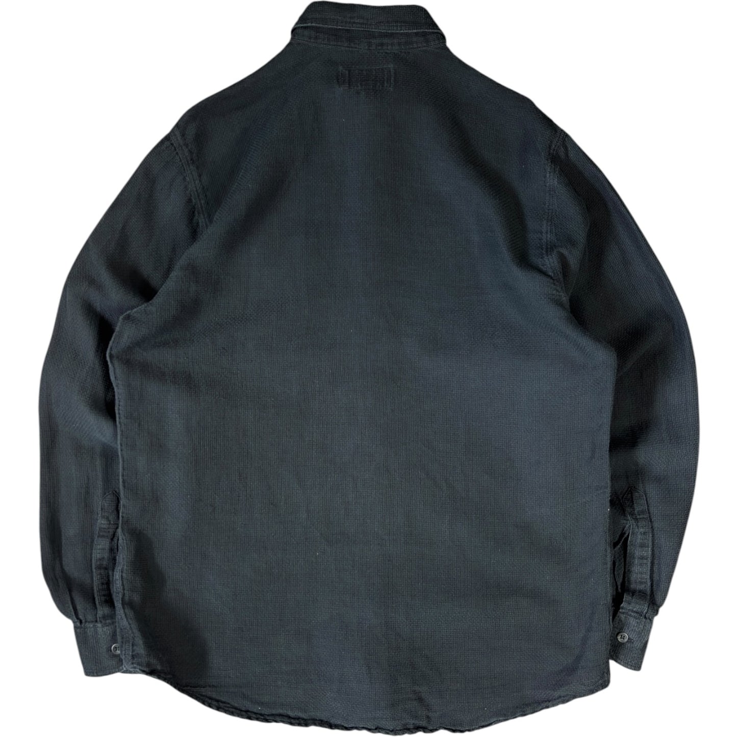 Armani Jeans 90’s Ramie Blend Waffle Shirt L