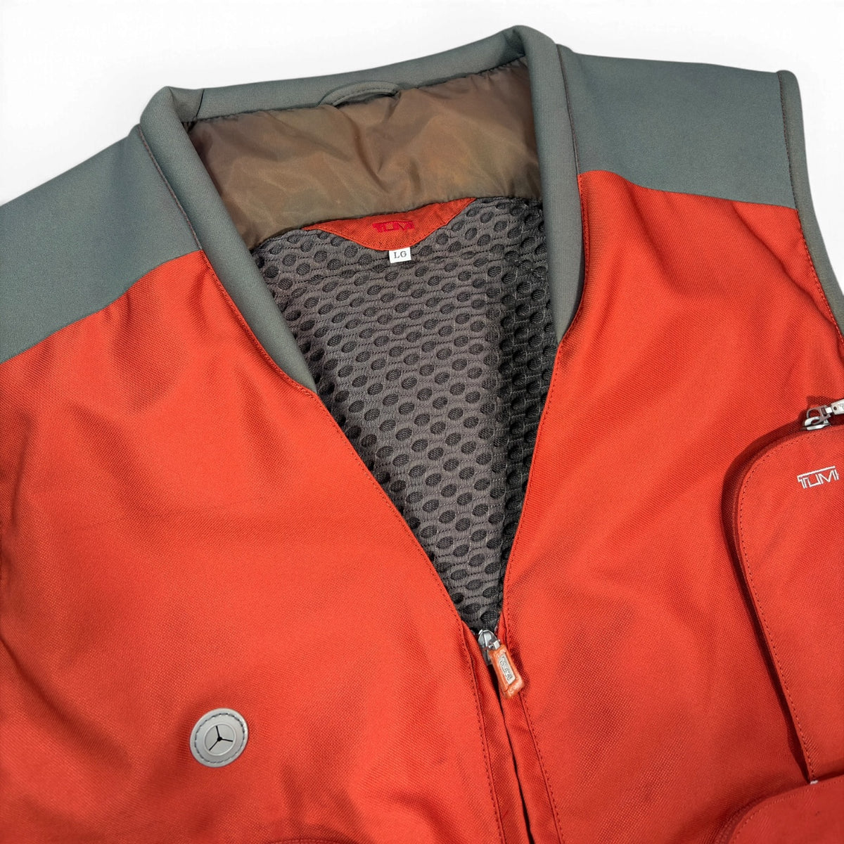 Tumi 00’s Rust Multipocket Travel Vest XL