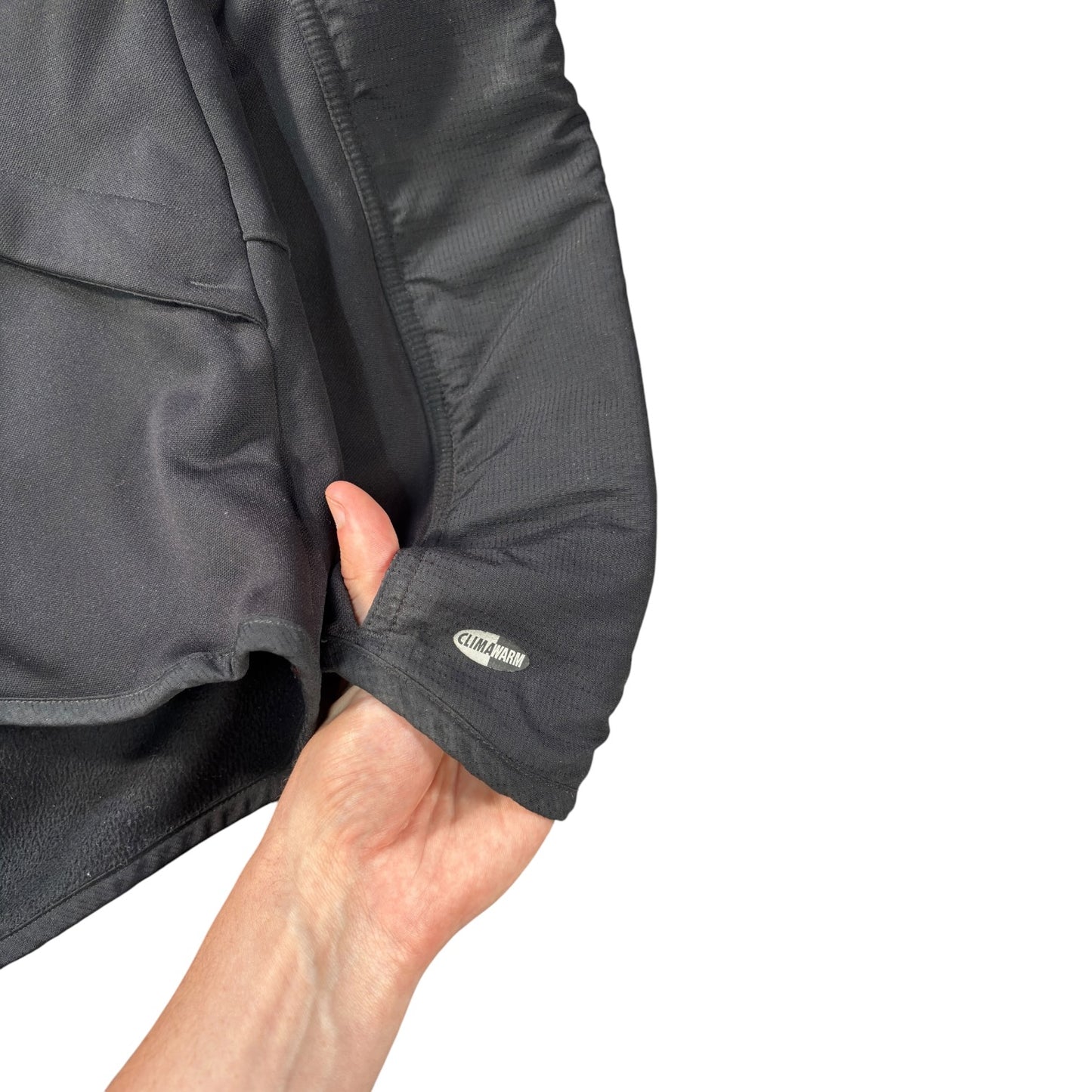 Adidas 2004 Asymmetrical Zip Two Tone Climawarm Hoodie M