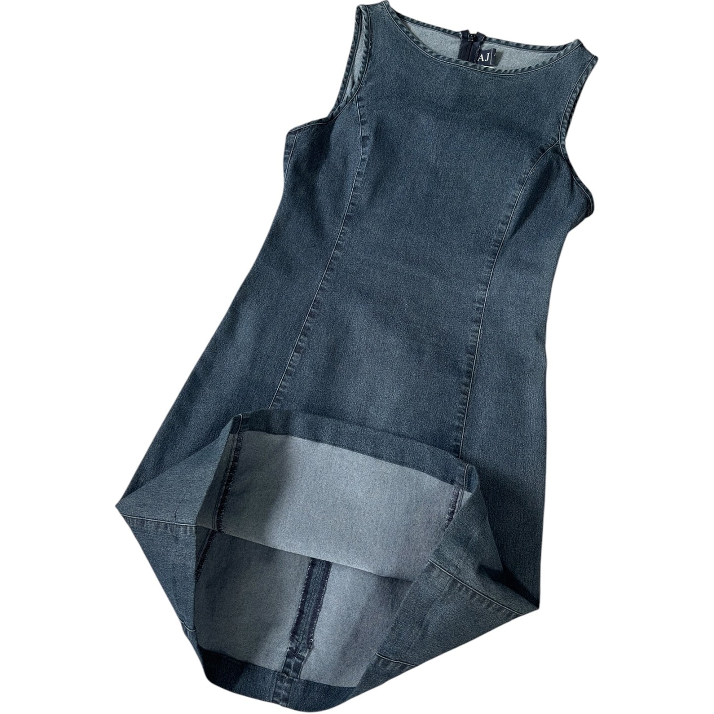 Armani Jeans 00’s Denim Sheath Dress Size 8/10
