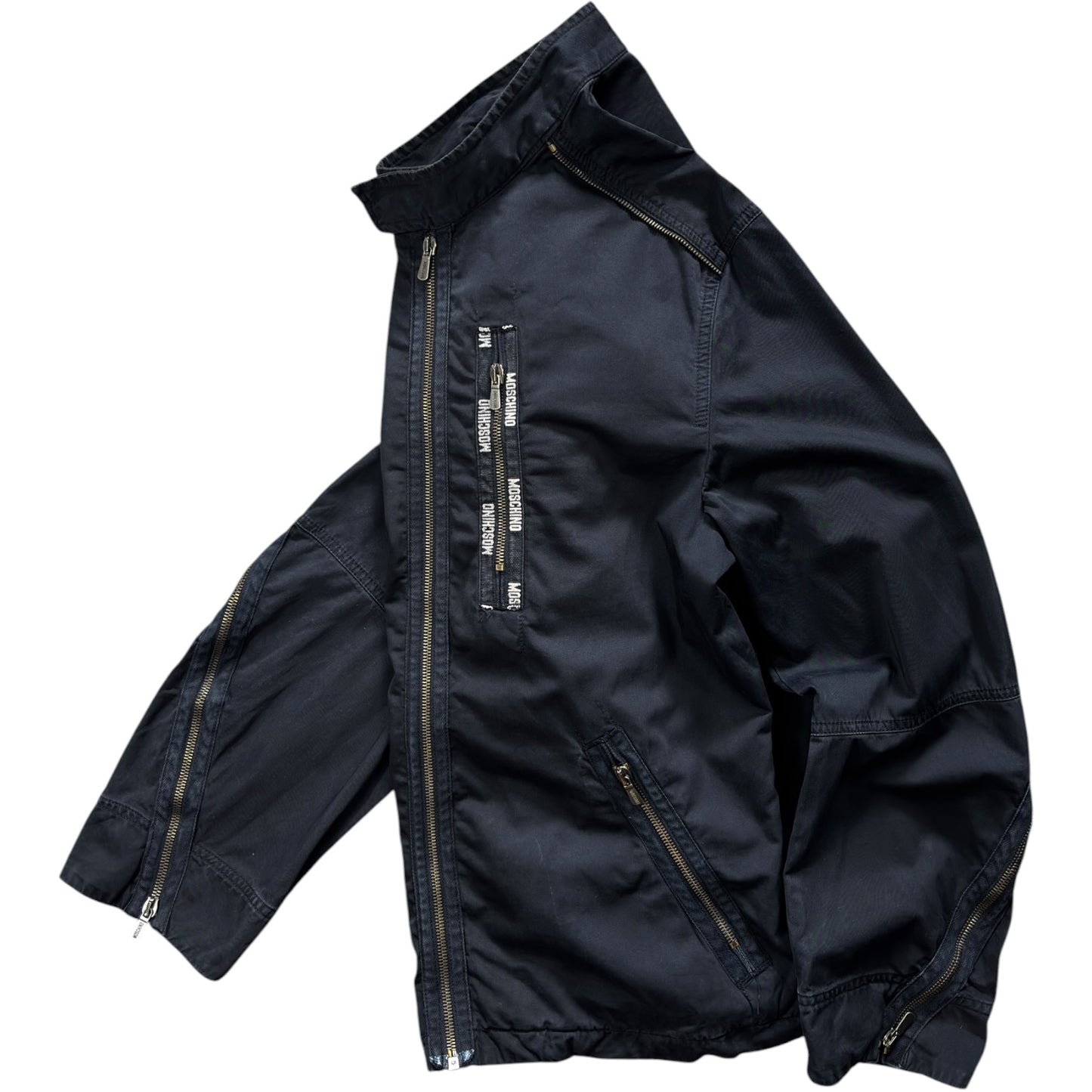 Moschino 00’s Sleeve Zipper Jacket M