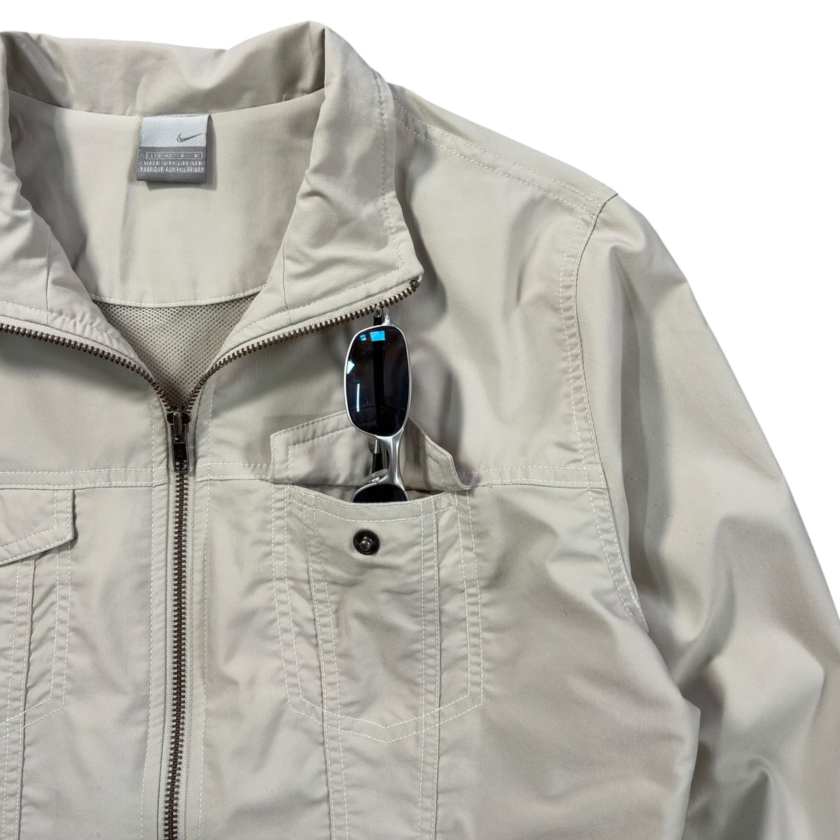 Nike 00’s Contrast Stitch Cropped Jacket S