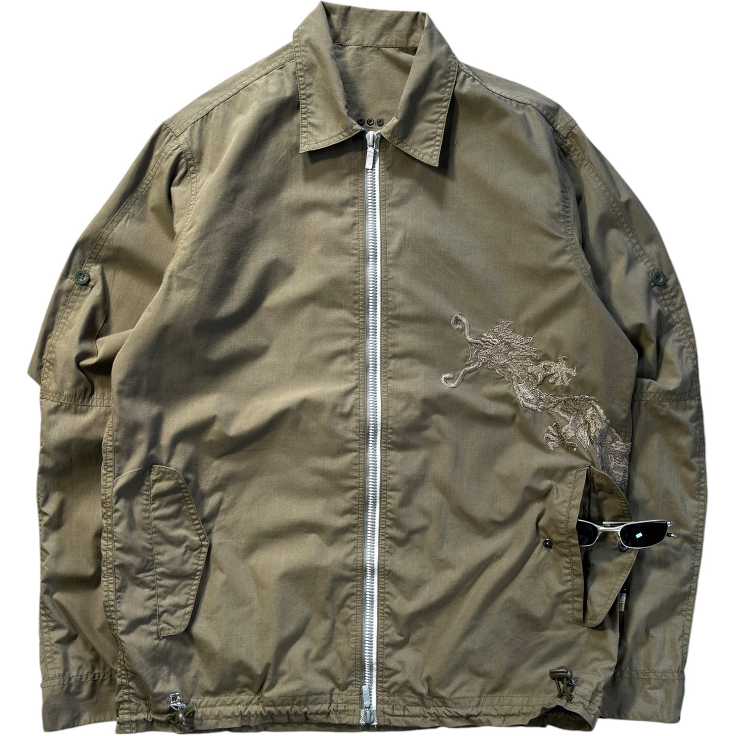 Maharishi 00’s Embroidered Dragon Utility Jacket L