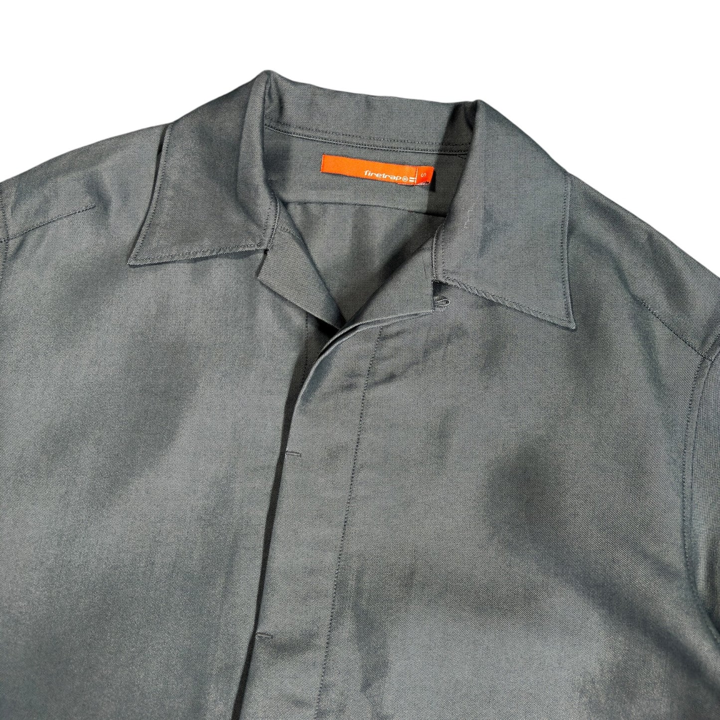 Firetrap 2001 Concealed Button Short Sleeve Shirt S