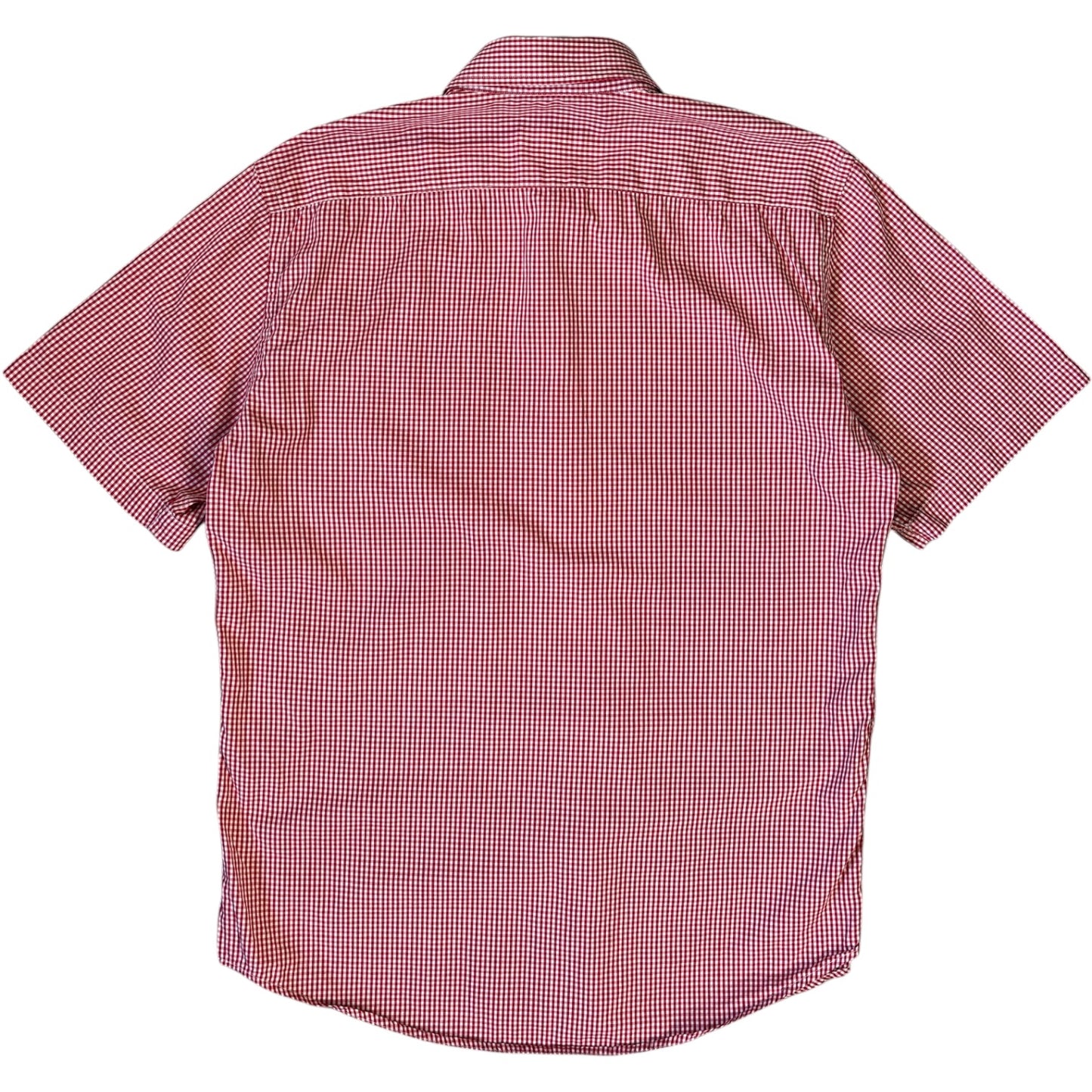Armani Jeans 00’s Checkered Short Sleeve Shirt L