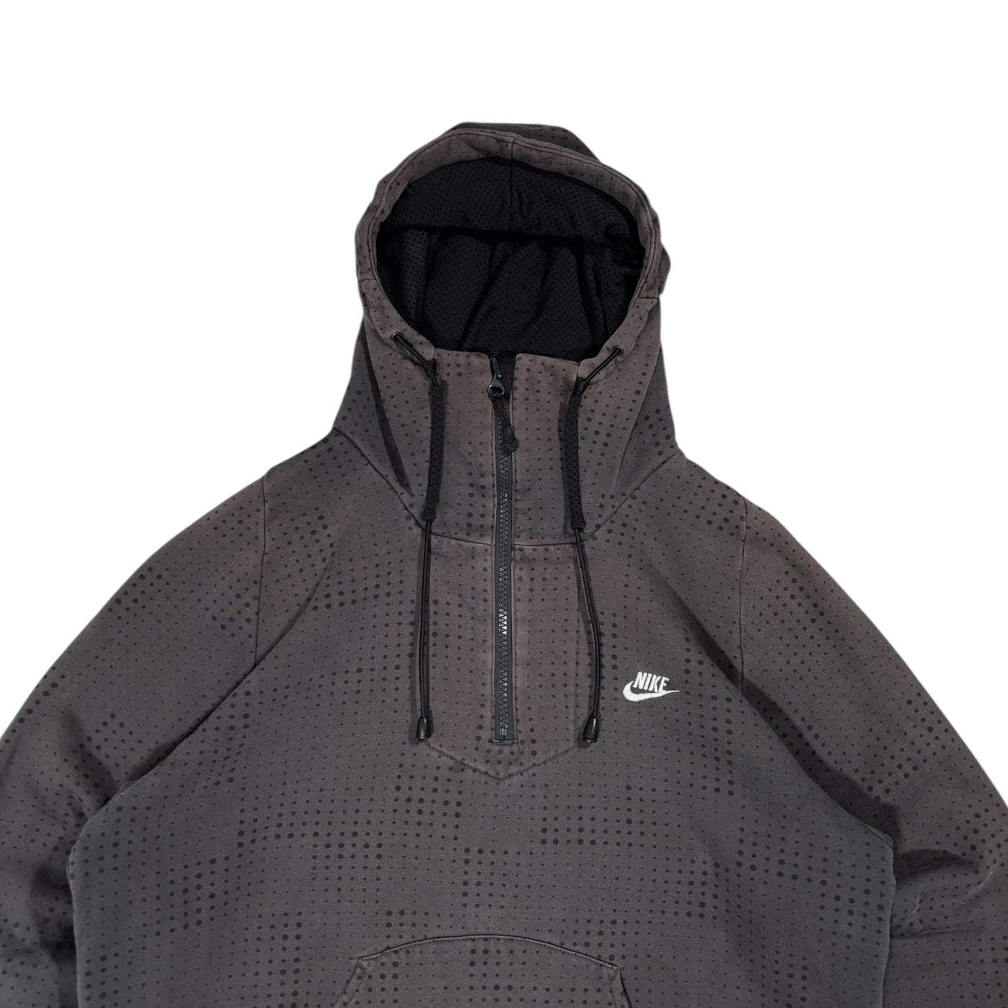 Nike 00’s Mesh Cover Quarter Zip Hoodie Small