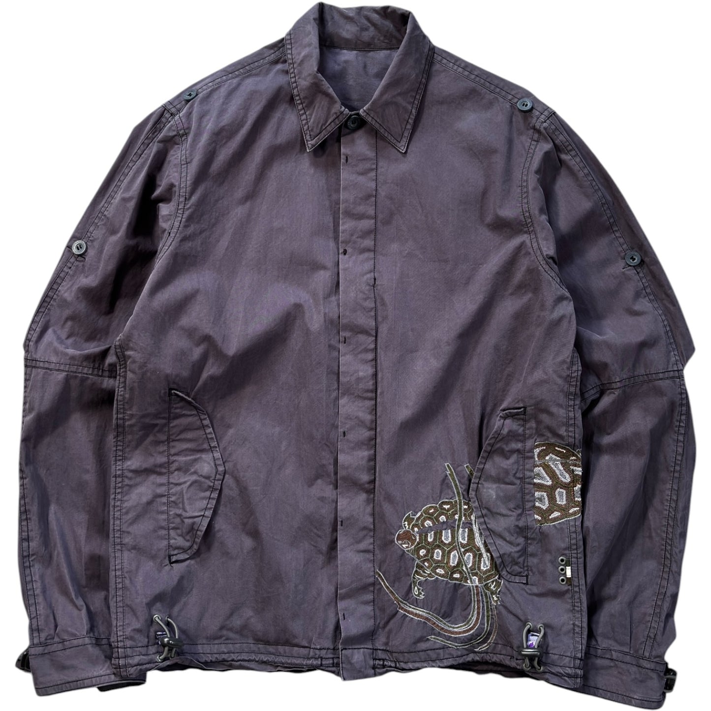 Maharishi 00’s Lightweight Embroidered Turtle Jacket XS