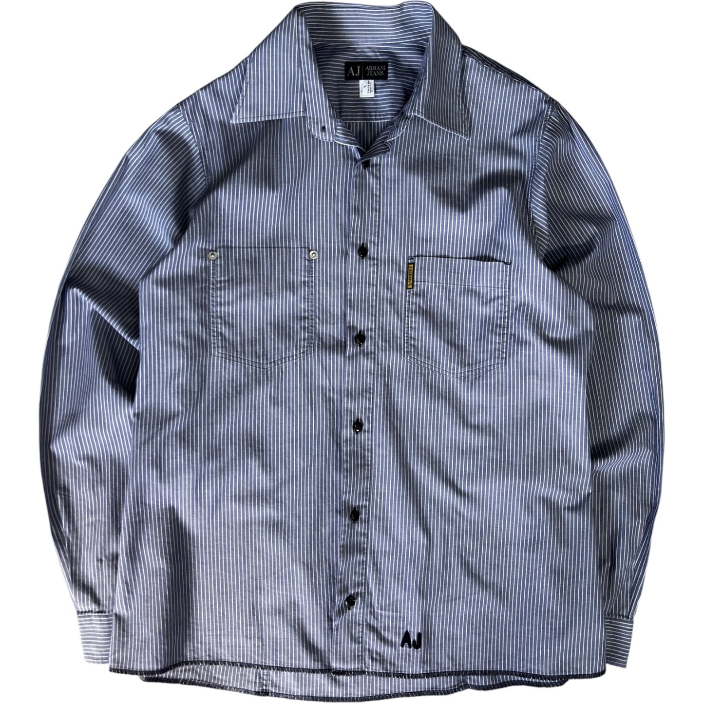 Armani Jeans 00’s Striped Shirt L