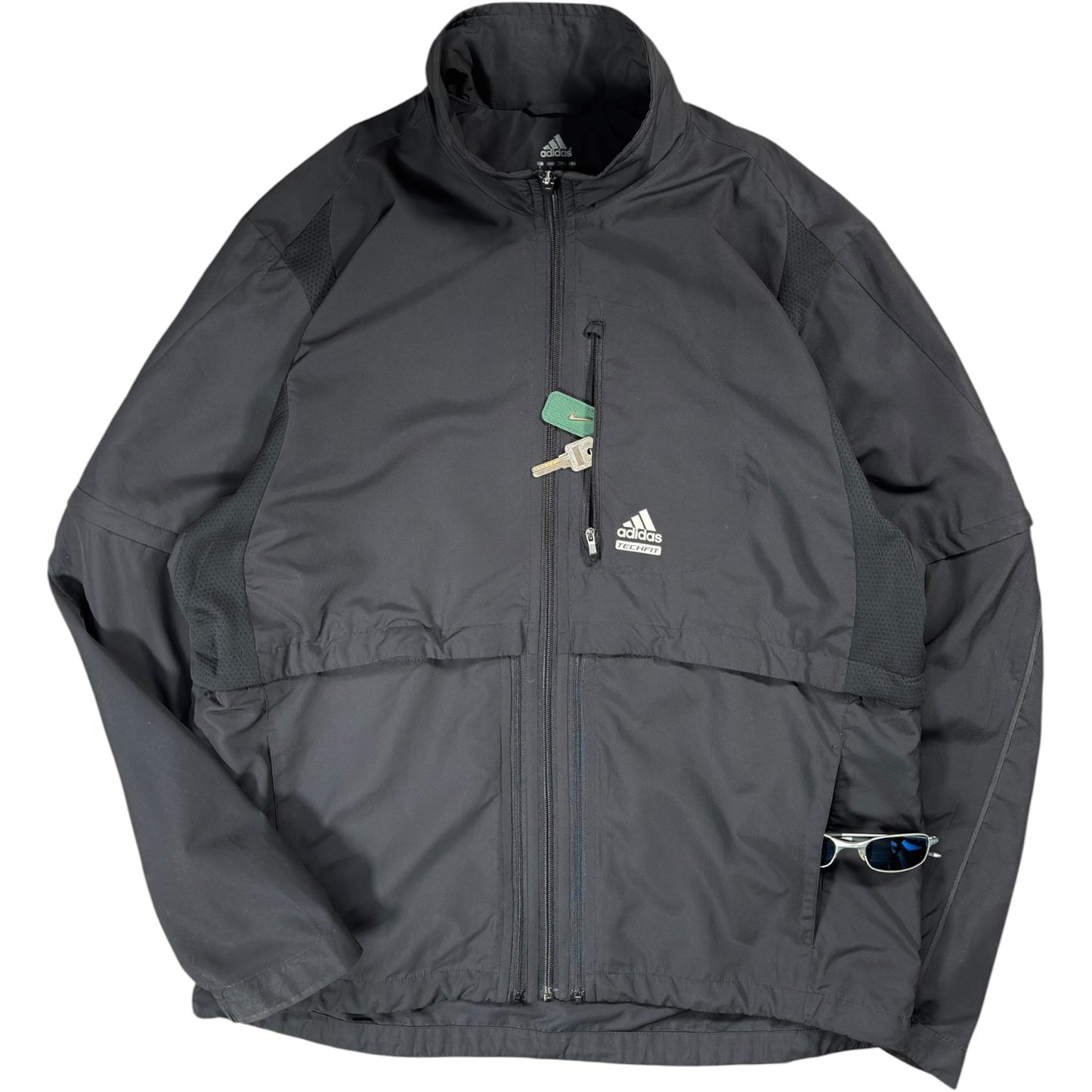 Adidas 2007 Tech Fit Convertible Mesh Jacket L