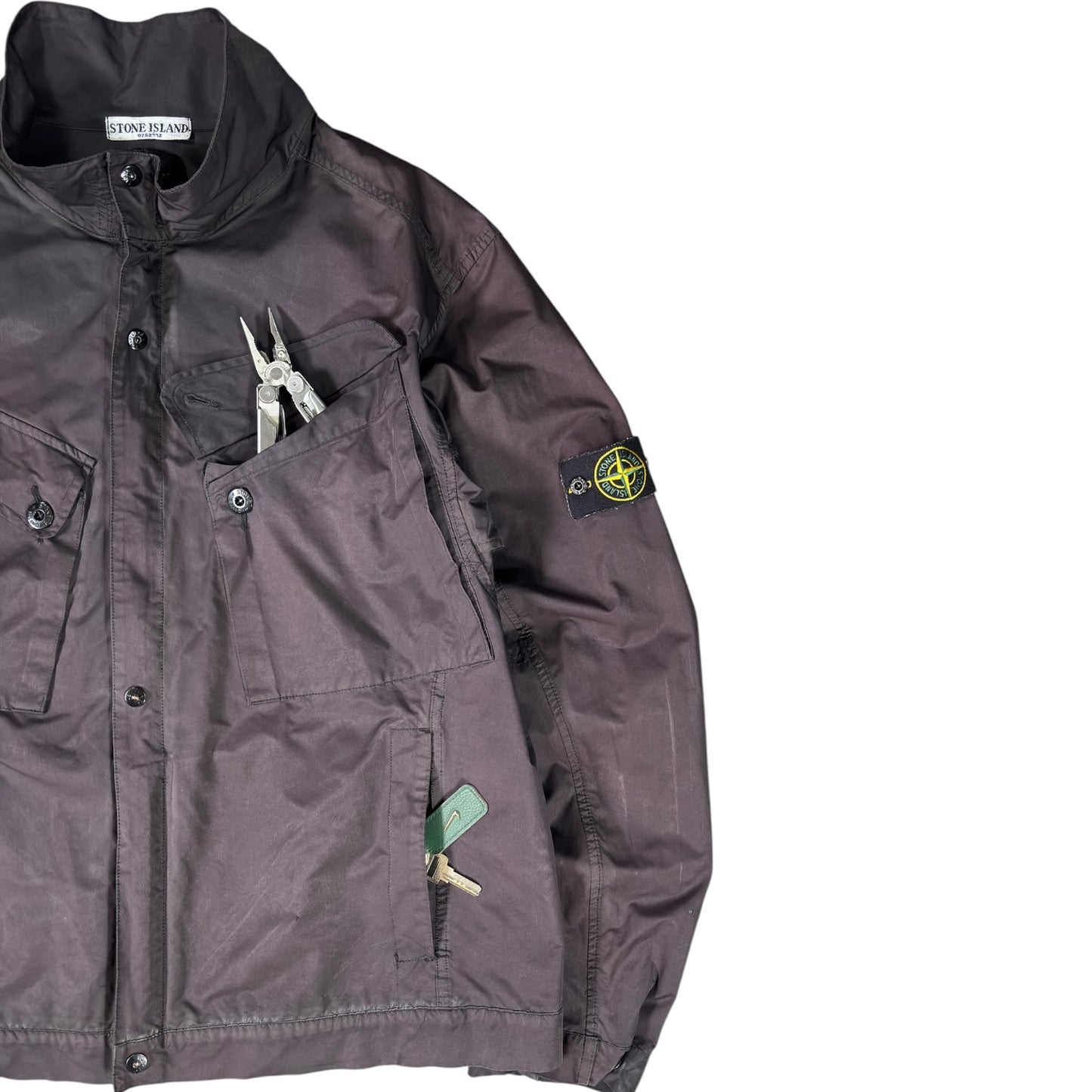 Stone Island 2006 Lightweight Dual Flap Nylon Jacket XL