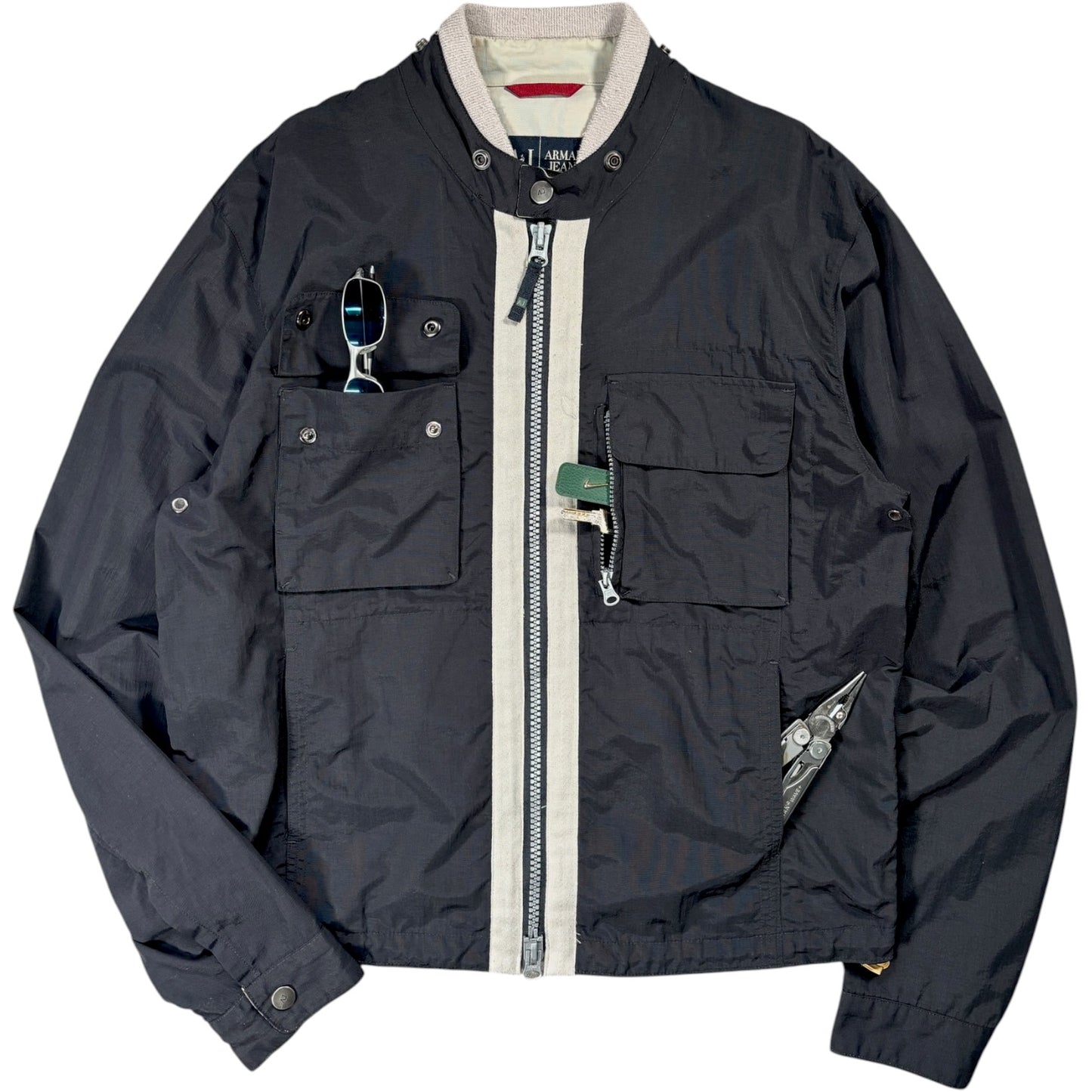 Armani Jeans 00’s Cropped Utility Jacket L