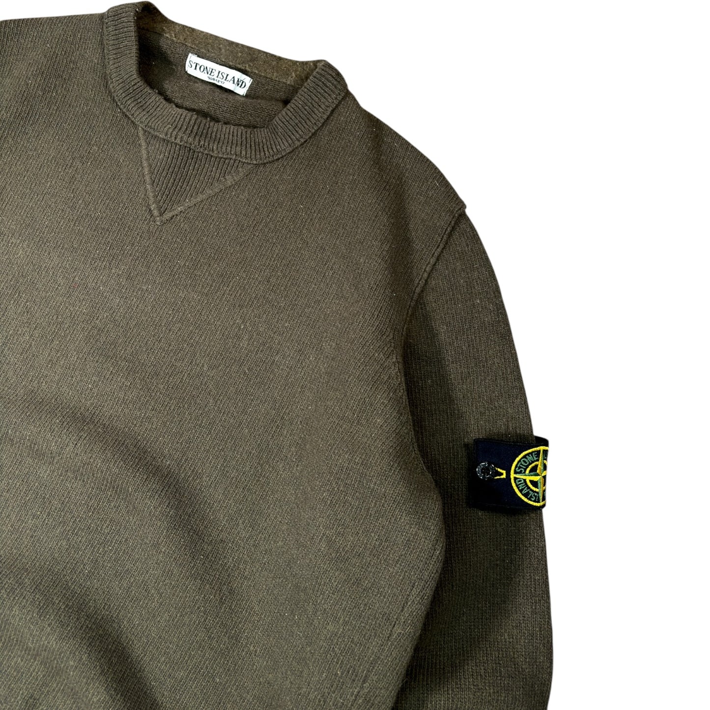 Stone Island 2007 Lana Wool Knit Jumper XL